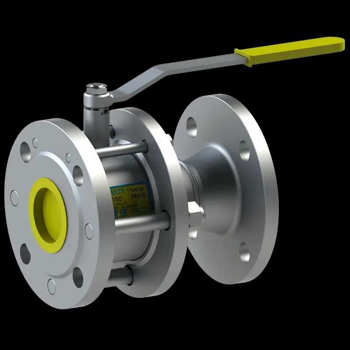 кран фланцевий  кульковий