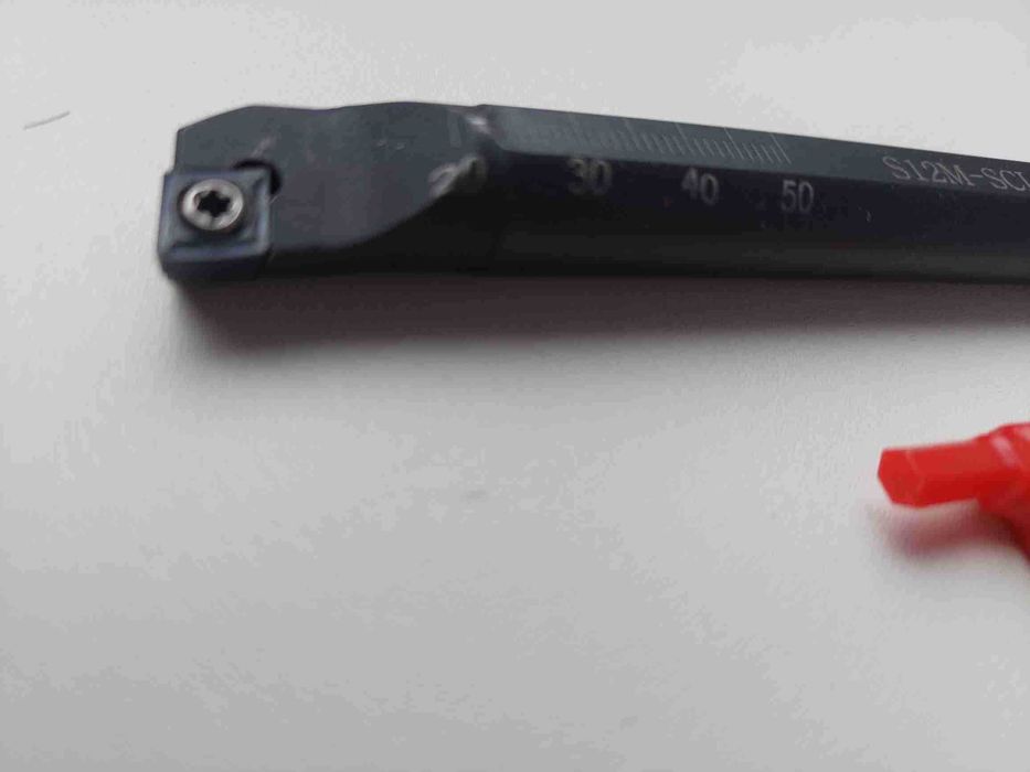 Резец расточной S12М-SCLCR06 державка 12 мм, с пластиной CCMT060204