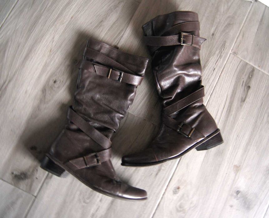 Kozaki Wojas 39 Skóra ocieplane