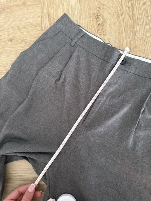 Szare spodnie XL bojowki eleganckie codzienne