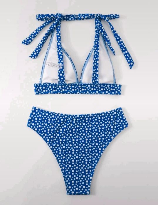 Bikini Floral Azul