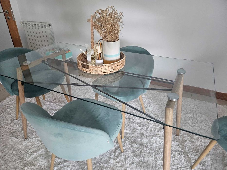 Mesa sala de vidro