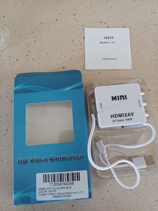 HDMI to AV (RCA) Converter NEW in box never used64552311638657122