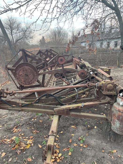 Жатка прицепная на свал ссср