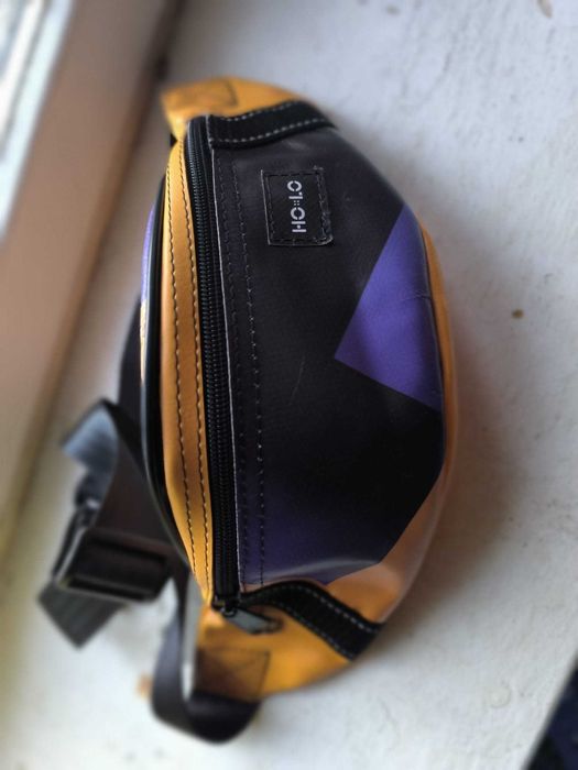 Nerka HO::LO - fiolet, czerń i mandarynka