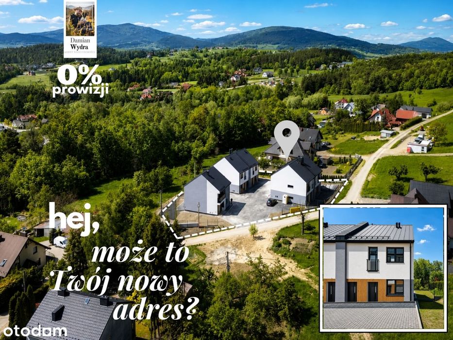 Mieszkanie jak dom, 3 pok., kameralnie, zielono, parking, 0% prowizji