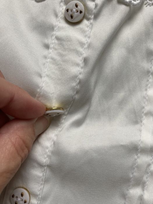 Ozdobna bluzka  ecru kość słoniowa