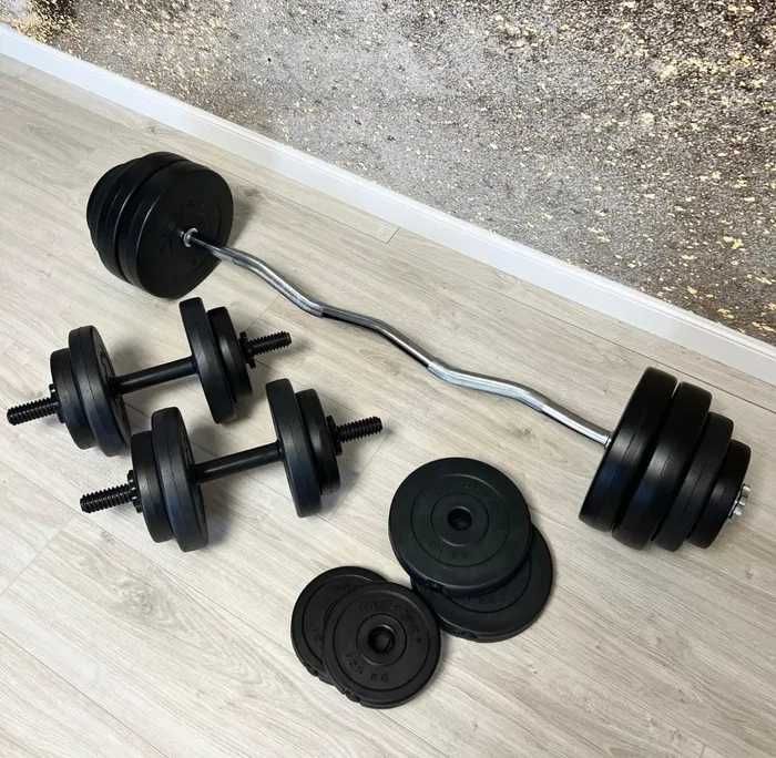 ‼️Акція‼️Споритивний Набір штанга + гантелі від 36 до 142кг