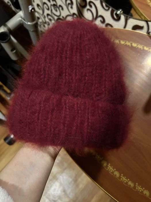 Шапка жіноча нова ангора шерсть пухова тепла шерстяна