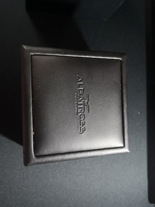 Relógio albatross pele preto