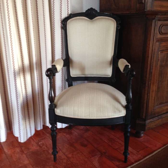 Canapé e cadeirões em pau santo