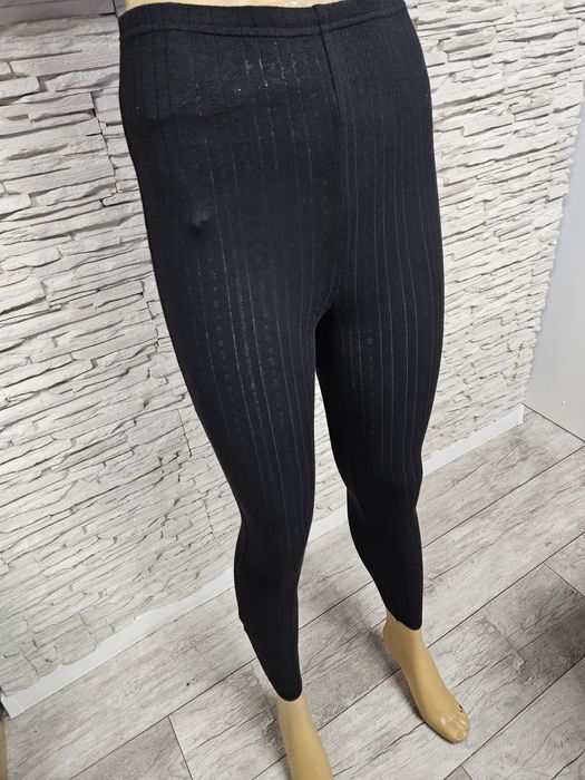 Leginsy czarne Pointelle George super soft