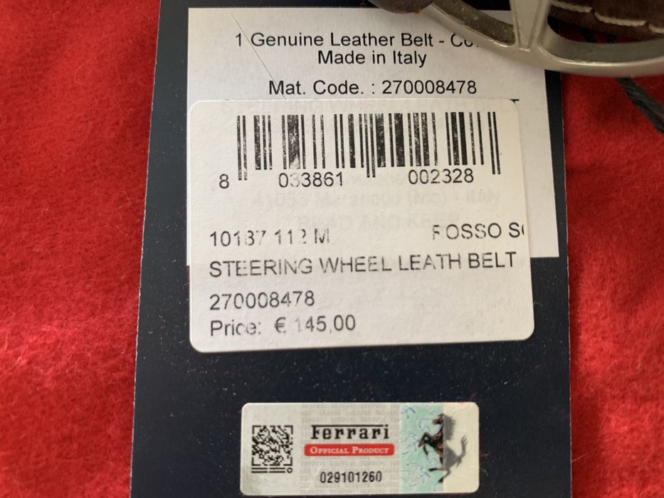 Ferrari cinto calça / calção