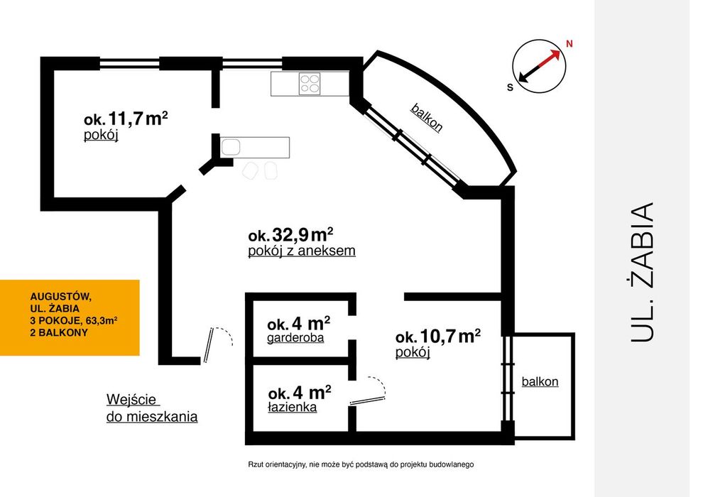 Mieszkanie – Augustów, Osiedle Generała Prądzyńskiego, powiat augustowski - Widok 4