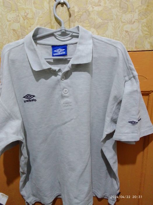 Футболка мужская поло большого размера Umbro