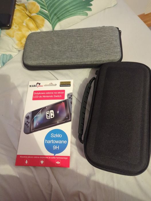 Etui na Nintendo switch oled szkło hartowane plus etui na  Lite