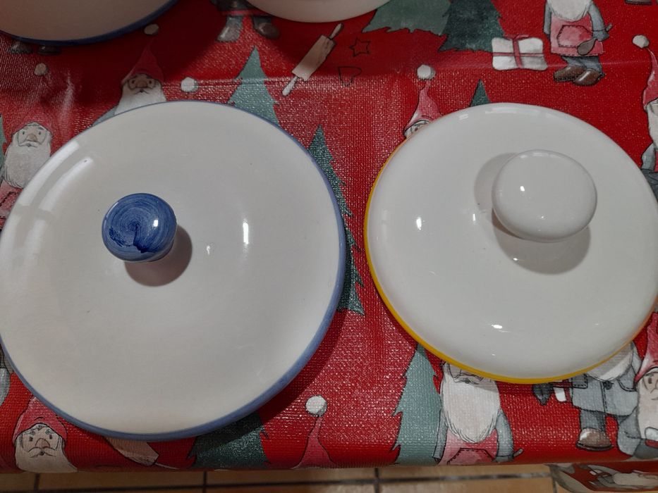 Potes barro com tampa