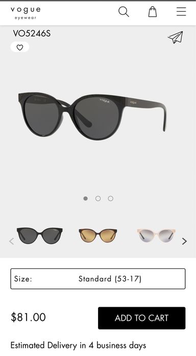 Okulary przeciwsłoneczne Vogue VO5246S