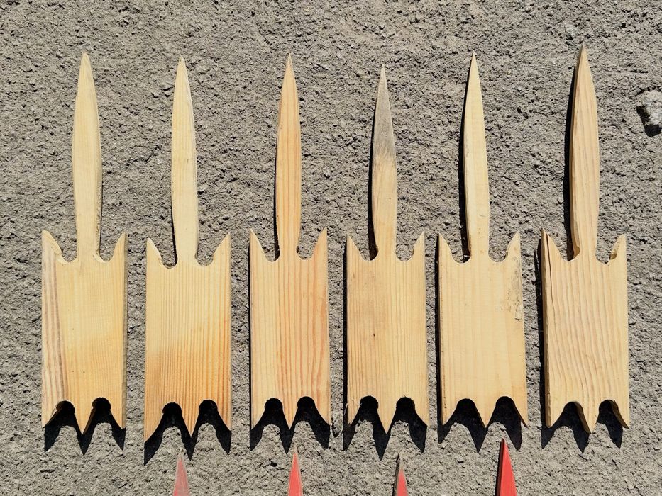 Дерев’яні донки для риболовлі 10 шт.