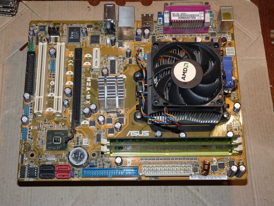 Комплект МB ASUS M2A-MX (Socket AM2+) + Athlon 64 X2 4600 +2GB +Cooler