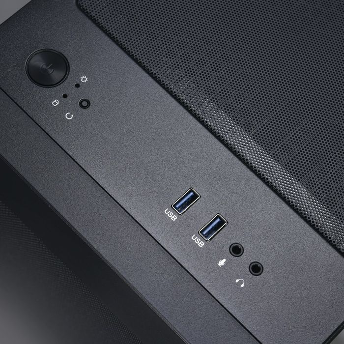 Caixa Micro-ATX Lian Li Lancool 205M Mesh Preta Vidro Temperado