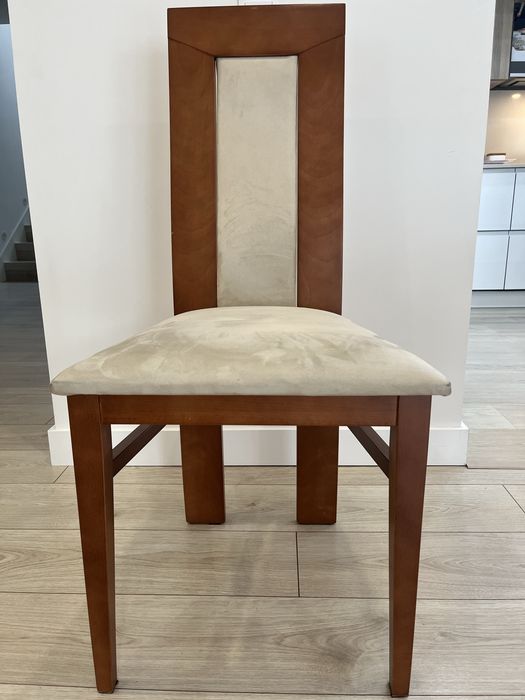 Conjunto de 6 cadeiras madeira de cerejeira
