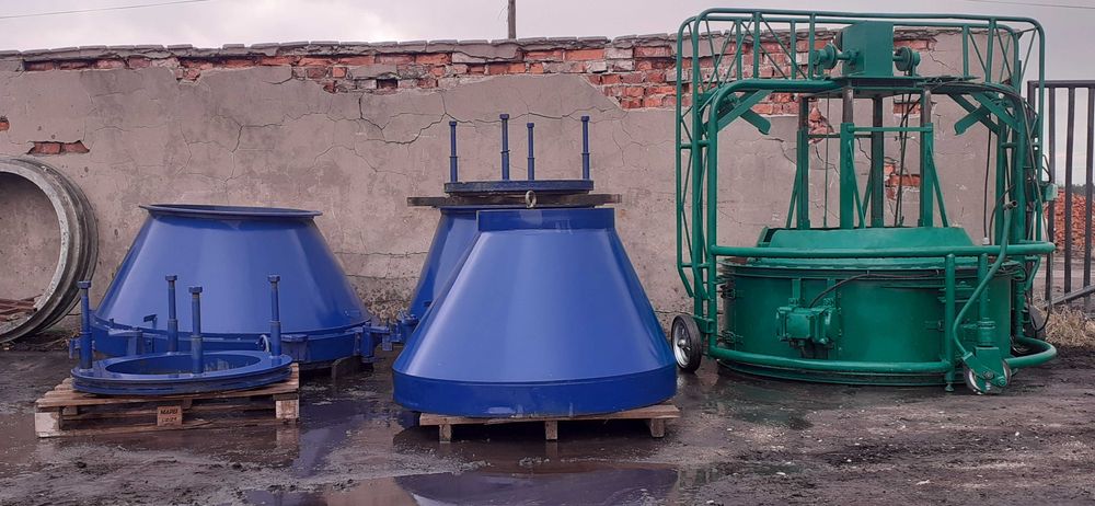 Formy do produkcji kręgów zwężka konus fi1000 maszyna do kręgów fi1200
