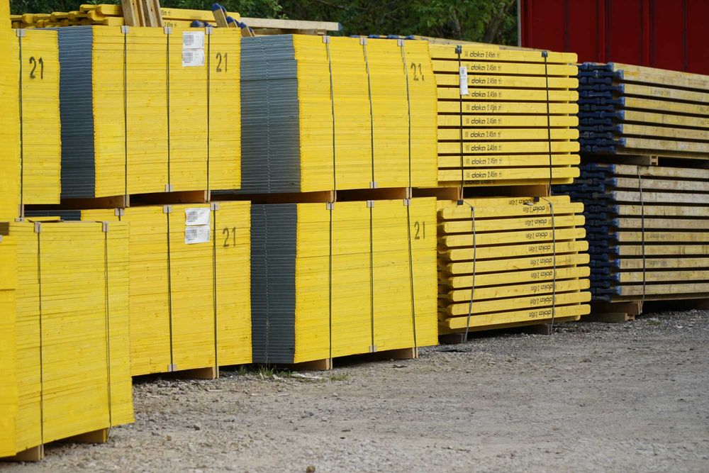 Dźwigar H20 Doka Belki Doki Legary Stemple budowlane Podpory Stempel