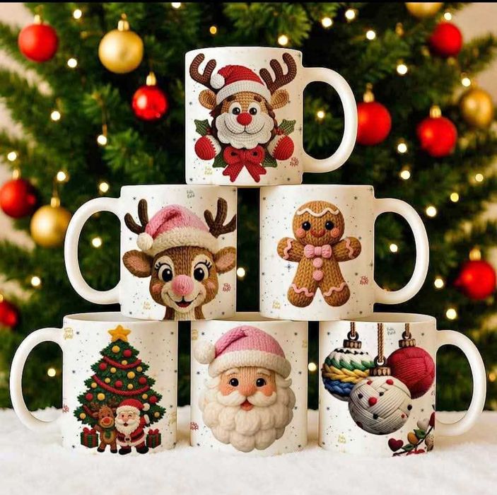 Caneças estampadas Personalizadas para o Natal