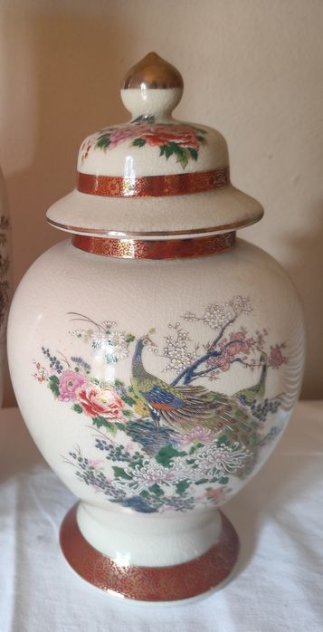 Jarro em  Porcelana Japonesa Satsuma - Eiwa Kinsei (Pintado à Mão)
