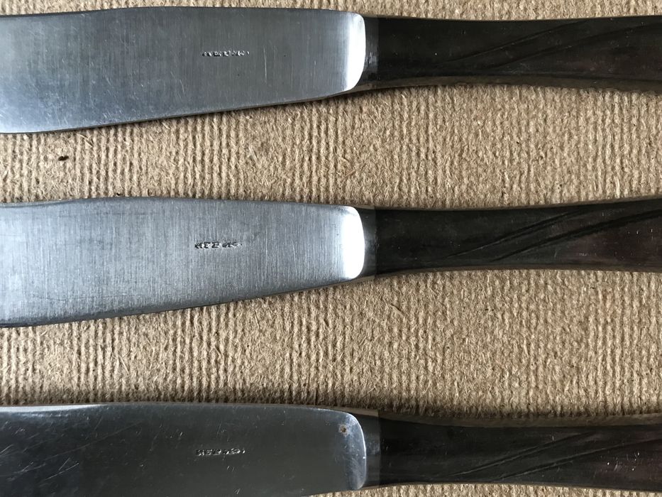 Комплект ножів ЗіД нейзильбер (МНЦ) посріблені.