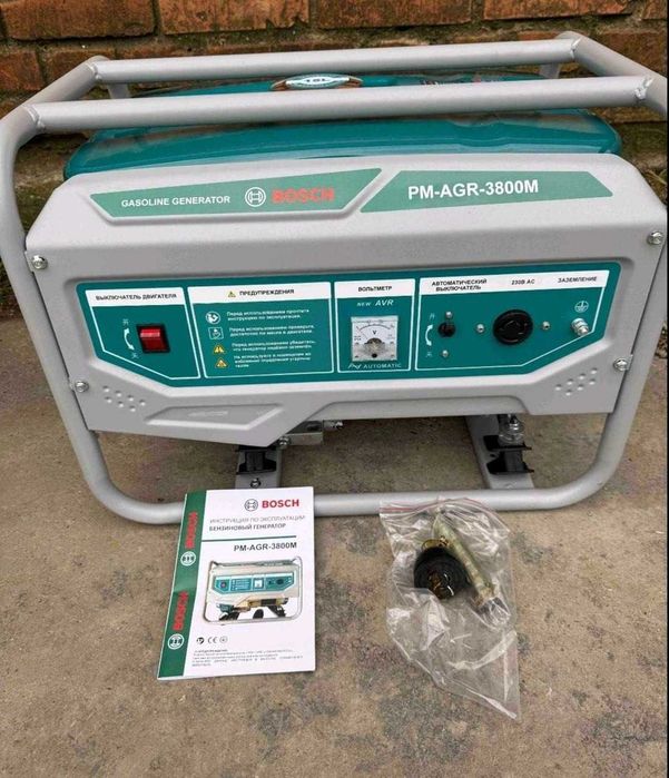 Бензиновый генератор BOSCH PM-AGR-3800M (3,5 кВт/3.8 кВт) Бош