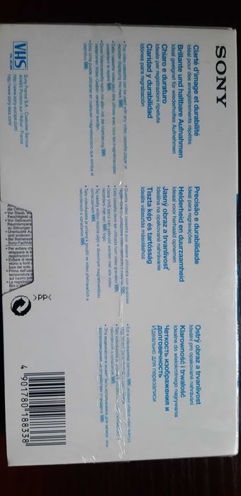 Відеокасета Sony CD Clarity & Durability 180 VHS E-180CDG (Sony)