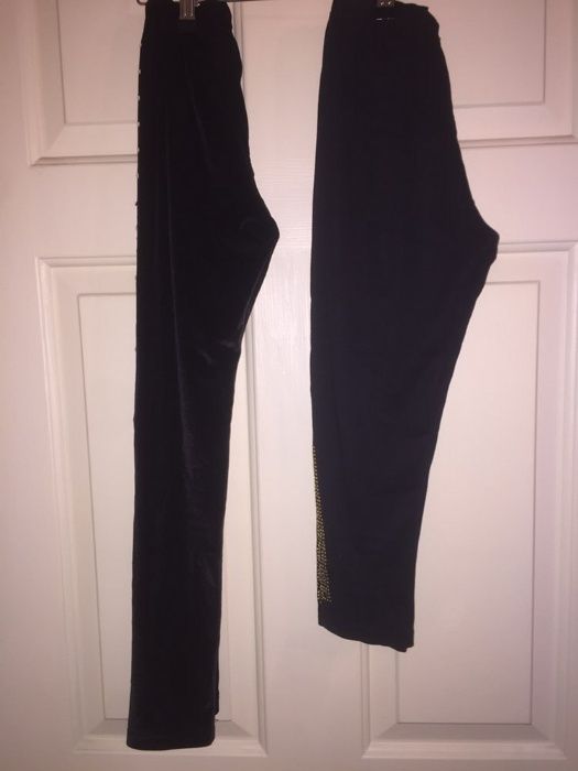 Лосины трикотажные, велюровые в отличном состоянии.