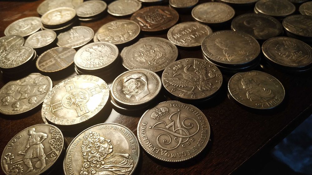 Рубли царские и Ссср