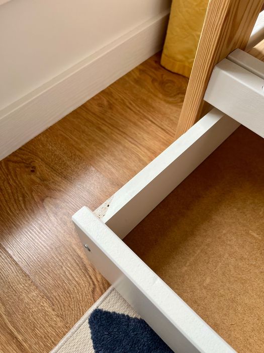 Łóżeczko Klupś Iwo 120×60 + materac Vitmat Fresh – stan bardzo dobry