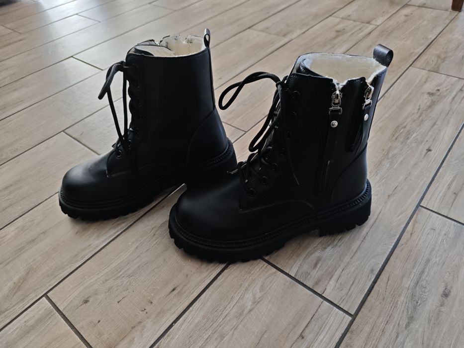 Trapery botki damskie 39/40 nowe