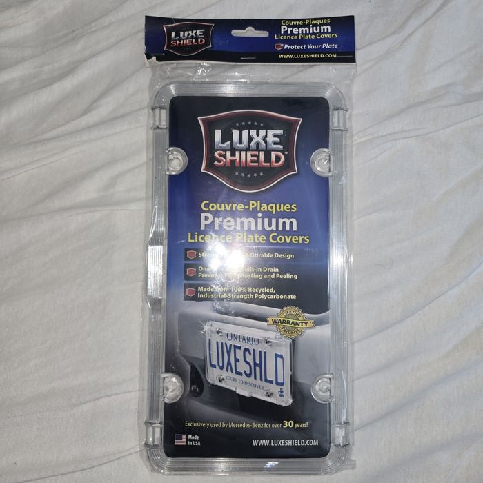 ramka tablicy rejestracyjnej licence plate covers luxe shield
