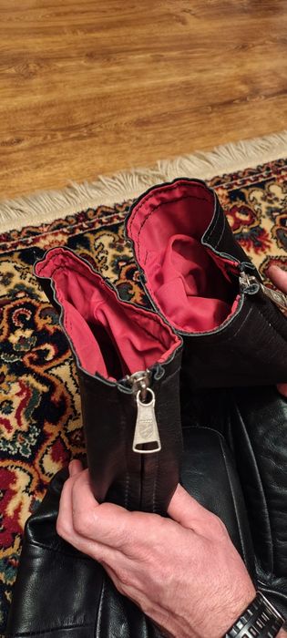 Вінтажний мотокостюм harro шкіряний