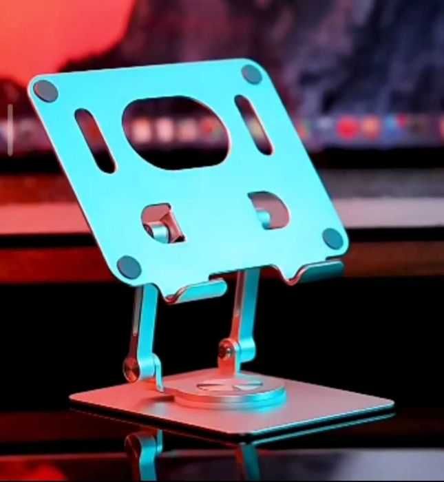 Складна металева підставка для планшета смартфона 360°