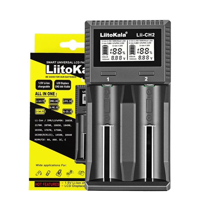 Универсальное зарядное устройство LiitoKala Lii-CH2