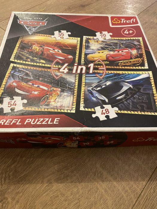 Puzzle trefl 4+ 4w1 Auta