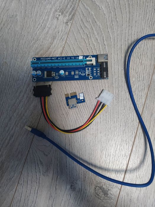 Райзер PCI-E MOLEX SATA + USB3.0 ( ver.007)
