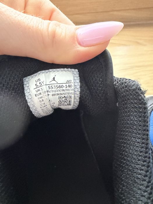 Nike Jordan 38 czarno-niebieskie