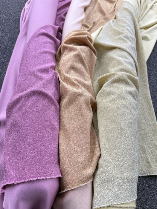 Ткань опт / трикотаж люрекс - от 3 м