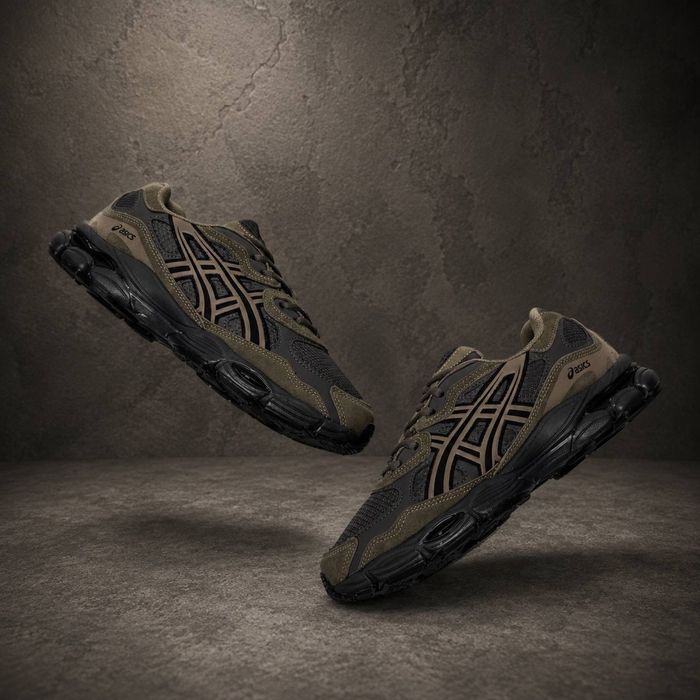 Крутезні чоловічі кросівки Asics GEL-NYC GTX M Khaki Grey! Нові! Є накладений платіж! Розміри: 41,42,43,44,45,46!