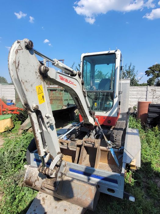 Minikoparka Takeuchi tb 216 / 2021r/ krajowa/ 1500mtg