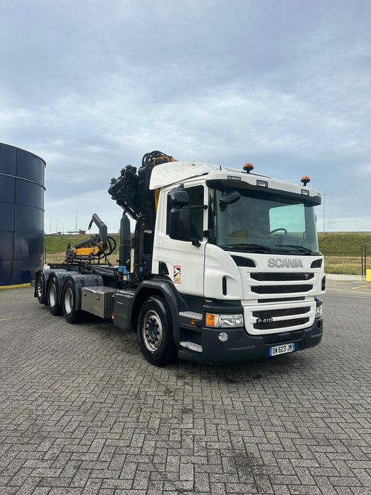 Scania P410 Grue Compa 300 + Jib