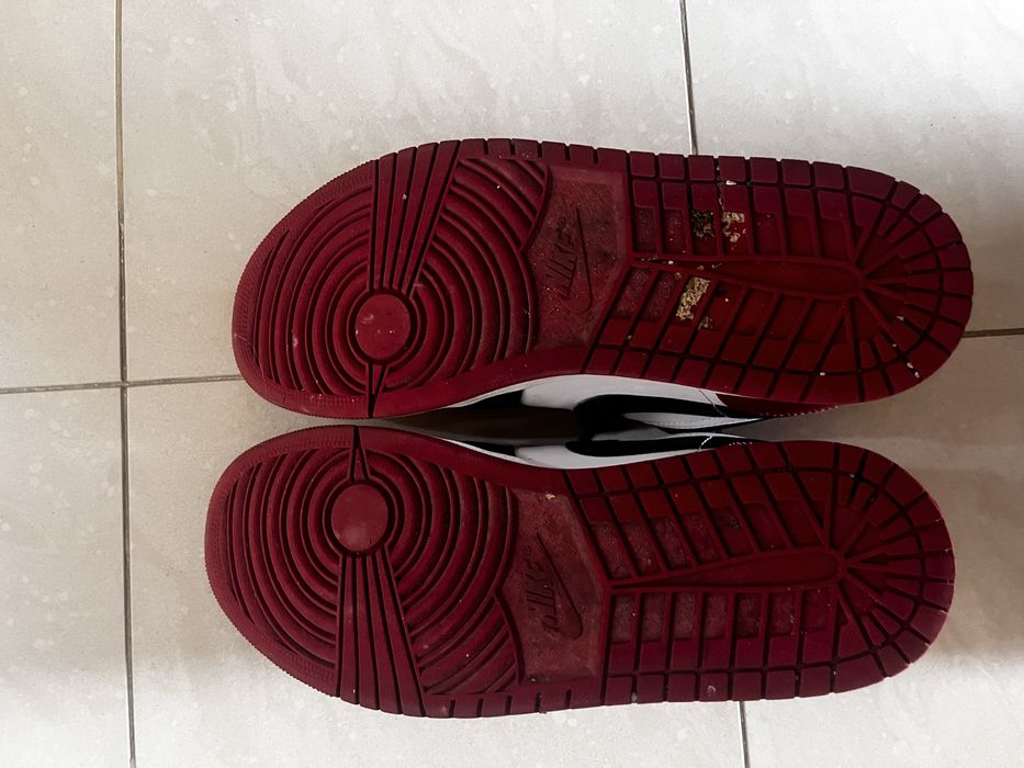 Buty nike air jordan 1 czerwono czarne prawie nowe