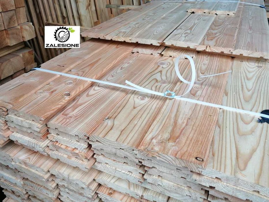 podbitka modrzewiowa, deski elewacyjne